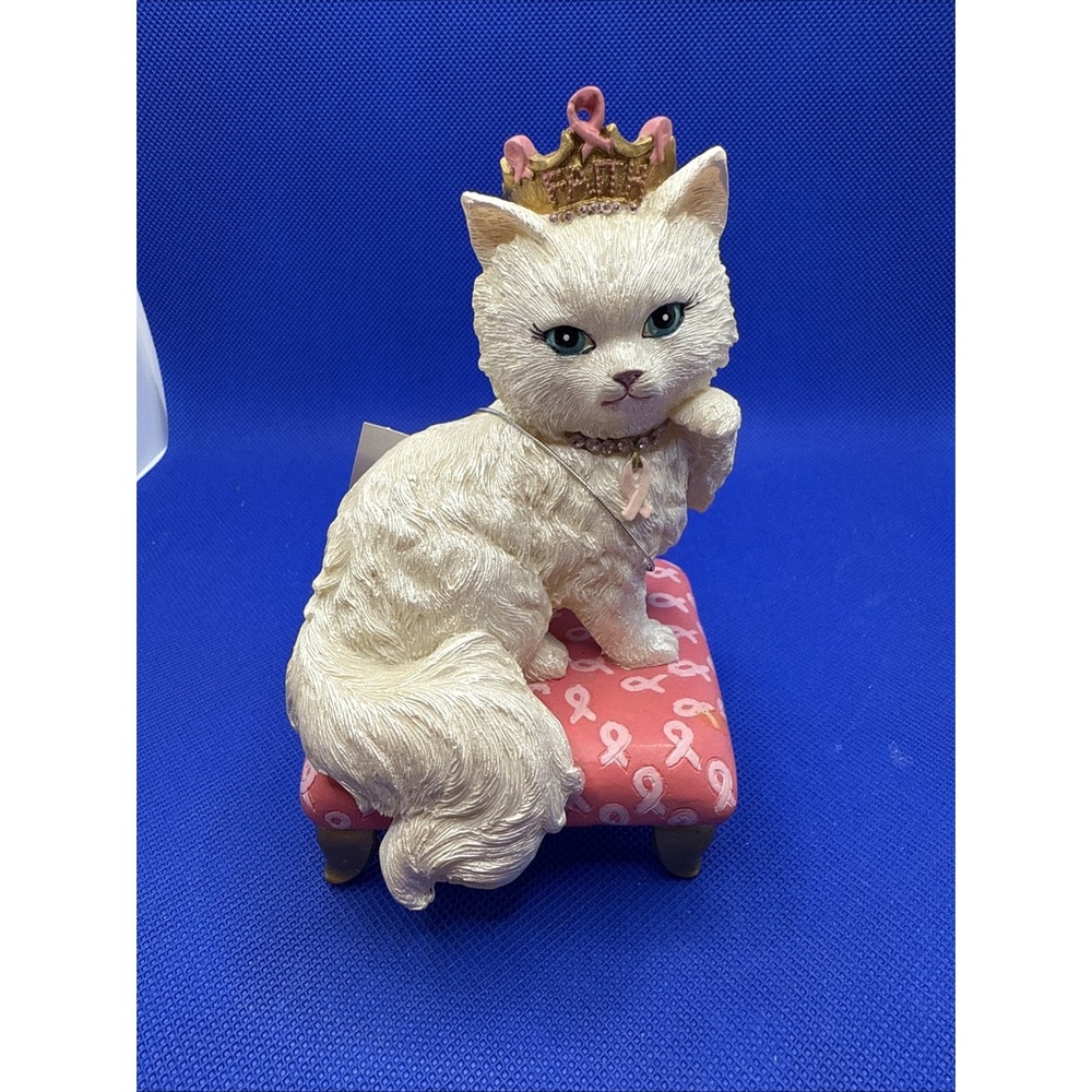 Hamilton Collection Purr For a Cure Figurines Cats For the Cure Collection FAITH